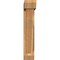 Ekena Millwork Traditional Slat Rough Sawn Bracket w/ Offset Brace, Western Red Cedar, 6"W x 24"D x 32"H BKT0604X24X32TRA06RWR - alternate 4
